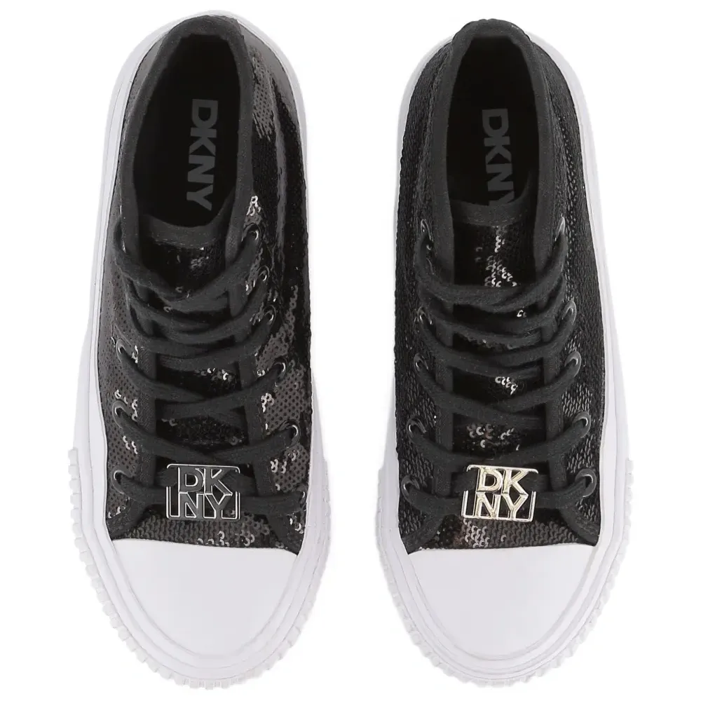 Высокие кеды с пайетками Высокие кеды с пайетками