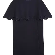 платье-кейп с фестонами