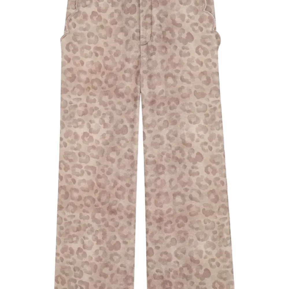 Брюки с леопардовым принтом