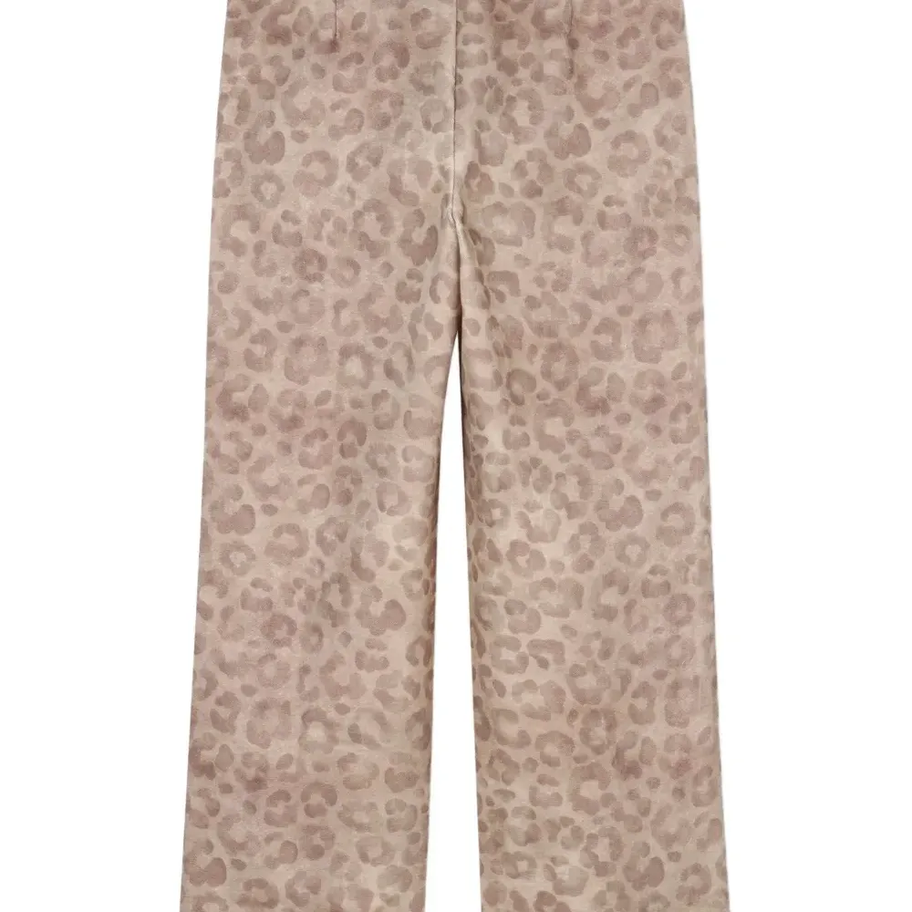 Брюки с леопардовым принтом