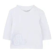 Футболка на кнопках с длинными рукавами