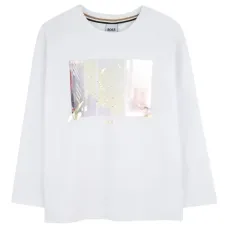 Футболка с длинными рукавами и графичным принтом