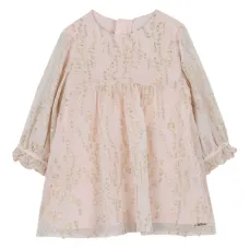 Платье с длинными рукавами и пайетками