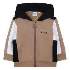 худи в стиле колор-блок на молнии