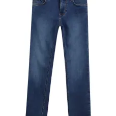 джинсы с нашивкой-логотипом