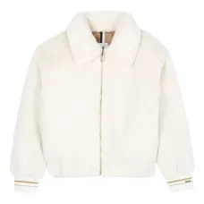 Шуба из искусственного меха на молнии