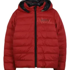 Двусторонняя стеганая куртка с капюшоном