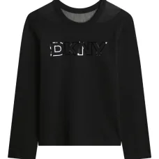 Футболка с сетчатыми вставками и логотипом