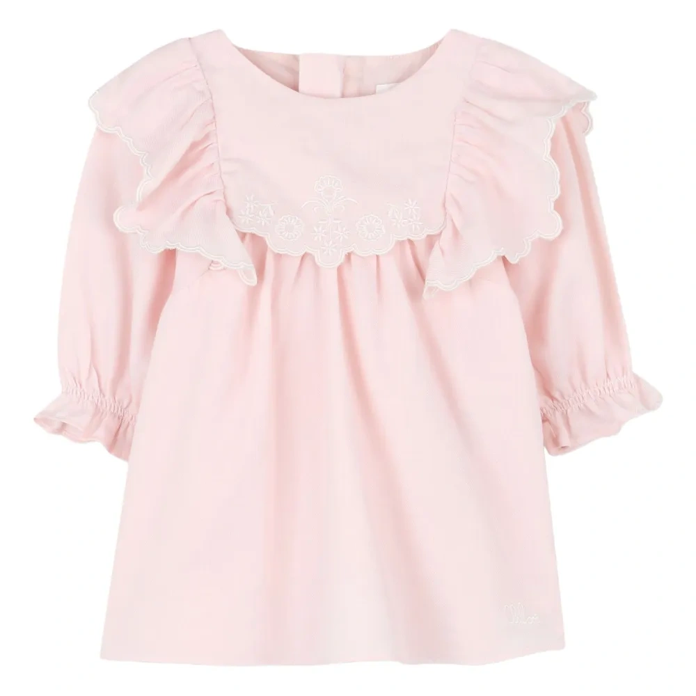 платье с оборками