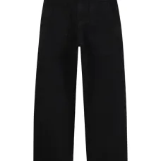 джинсы с нашивкой-логотипом