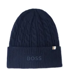 Шапка бини фактурной вязки