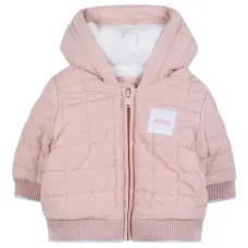 Стеганая куртка с капюшоном