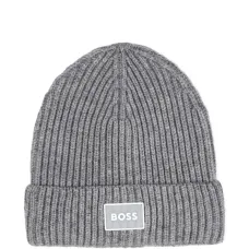 шапка бини в рубчик