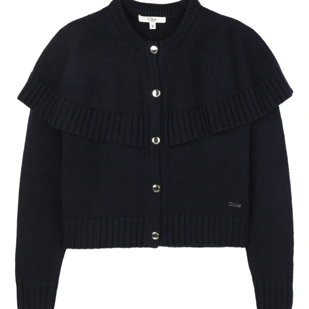 Кардиган с оборками