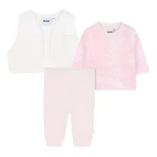 Комплект из топа и джоггеров с принтом