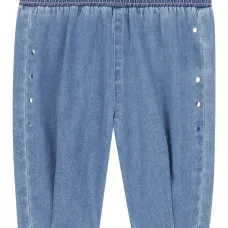 Джинсы с заклепками