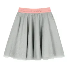 Расклешенная юбка с тюлем