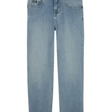 джинсы с эффектом потертости