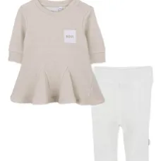 комплект из топа и легинсов с баской