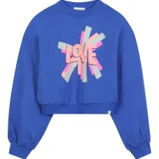 укороченная толстовка с графичным принтом