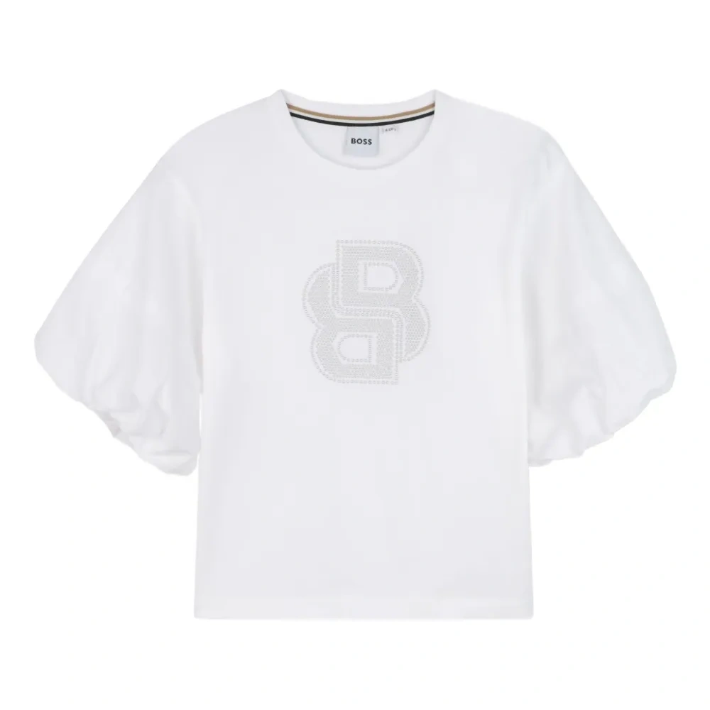 Футболка с объемными рукавами