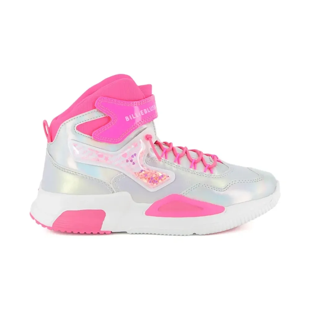 Высокие кроссовки на шнуровке