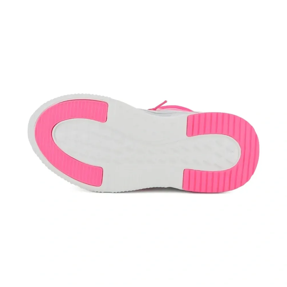 Высокие кроссовки на шнуровке