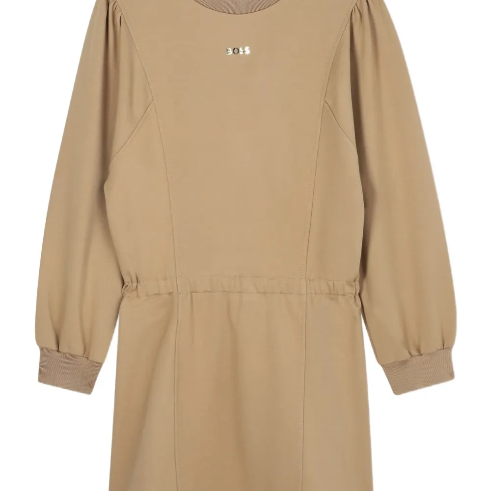 платье-толстовка с логотипом