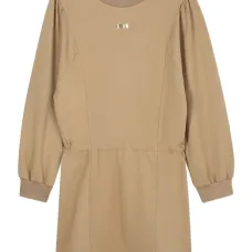 платье-толстовка с логотипом