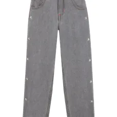 Джинсы с заклепками