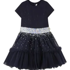 Платье из тюля с пайетками