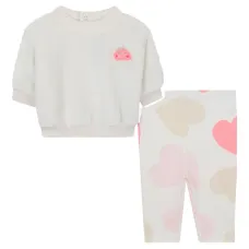 комплект из топа и брюк с принтом