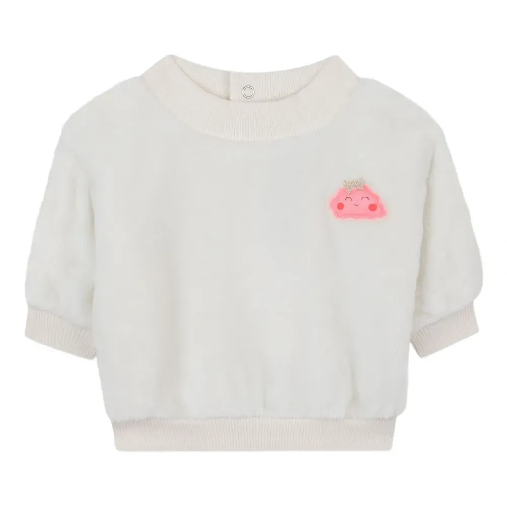 комплект из топа и брюк с принтом