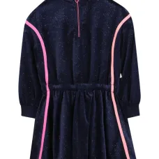 платье на молнии с высоким воротником