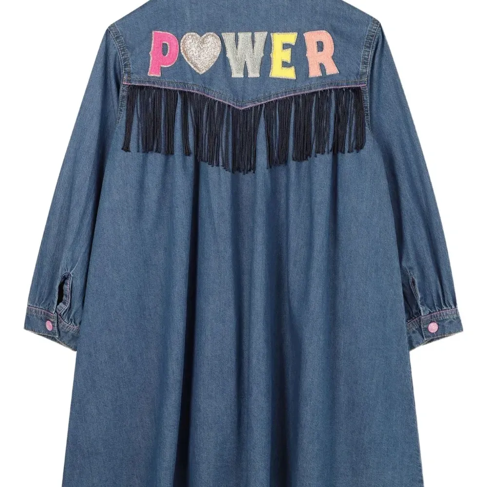 джинсовое платье-рубашка