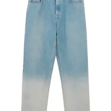 джинсы с эффектом потертости