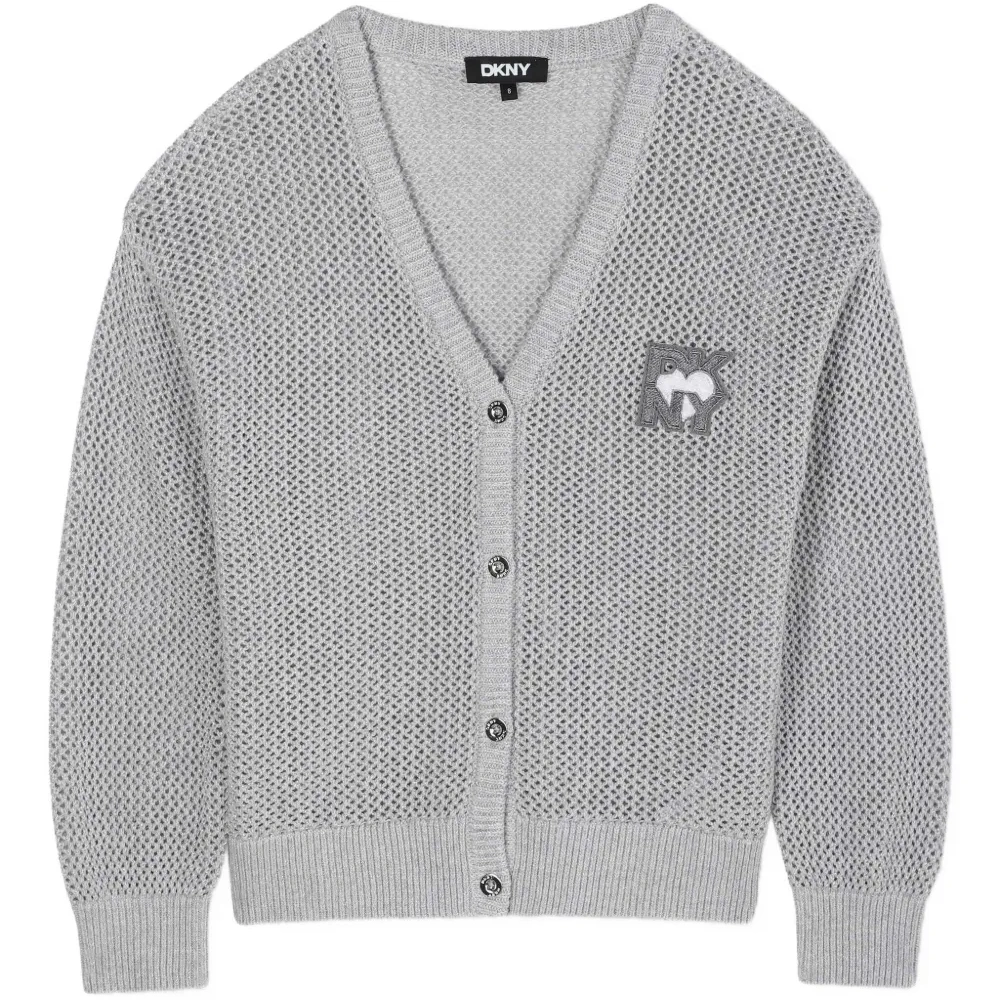 кардиган с V-образным вырезом