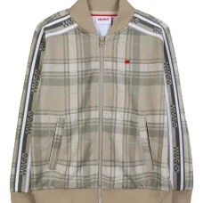 Клетчатая толстовка на молнии