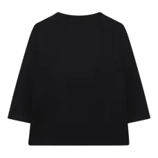 топ с длинными рукавами и логотипом