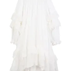 Платье с оборками