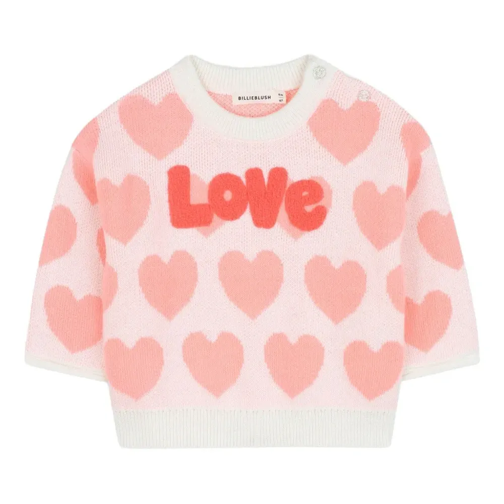 комплект из свитера и брюк с узором