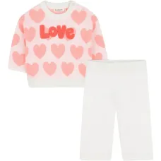 комплект из свитера и брюк с узором