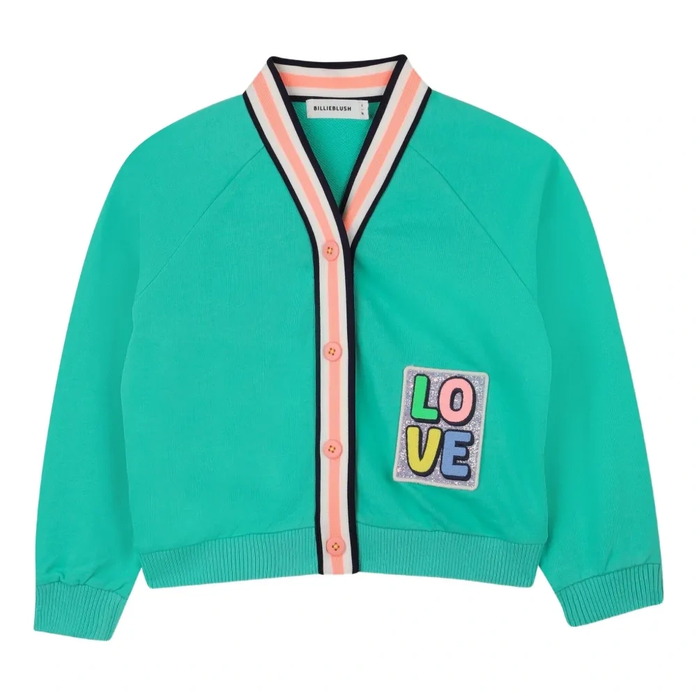 кардиган с нашивкой