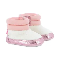 Ботинки с эффектом металлик