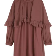 платье с оборками