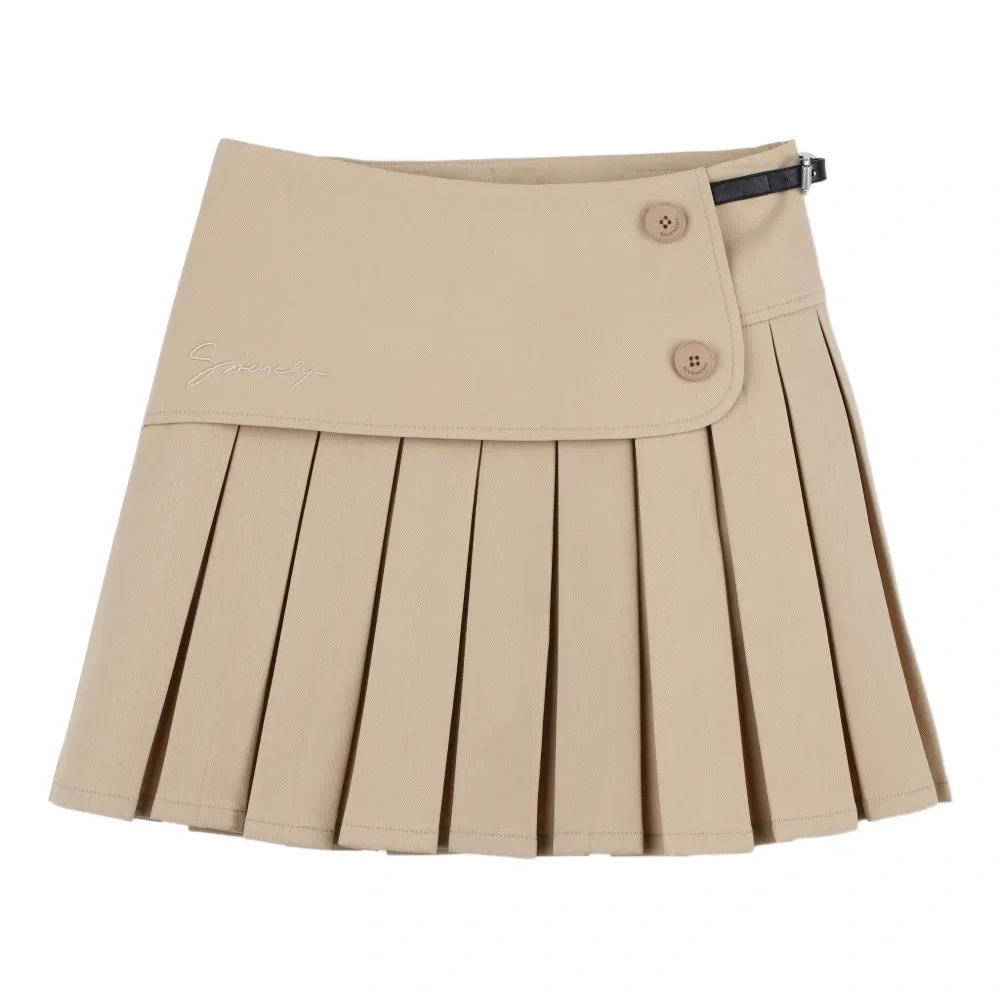 плиссированная мини-юбка