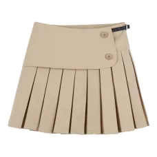 плиссированная мини-юбка