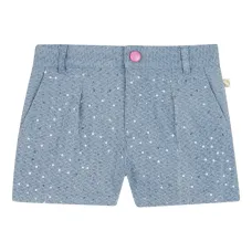 жаккардовые джинсовые шорты со складками жаккардовые джинсовые шорты со складками