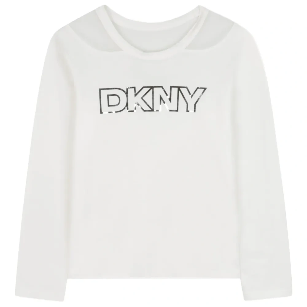 Топ с длинными рукавами и логотипом