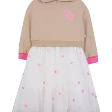 платье из тюля с капюшоном